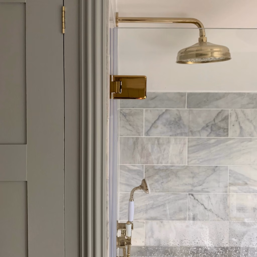 Bath Screen Brass Hinge