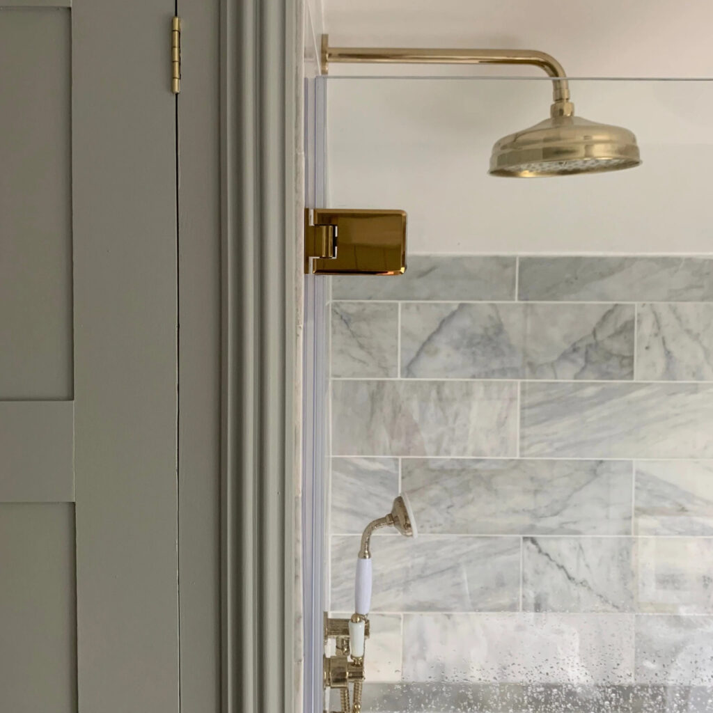 Bath Screen Brass Hinge