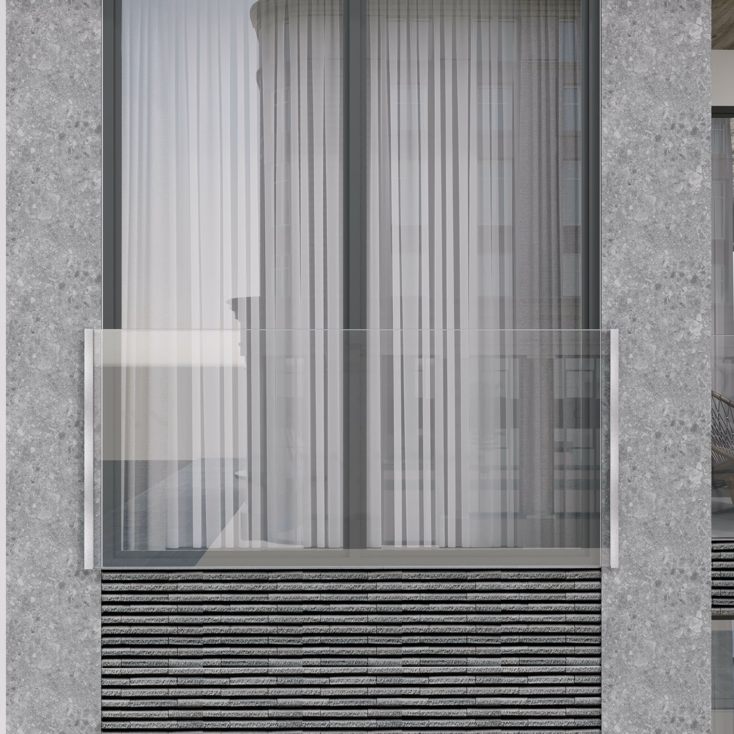 Juliet Balcony & Top Mount System (White, Grey OR Black) - Image 7
