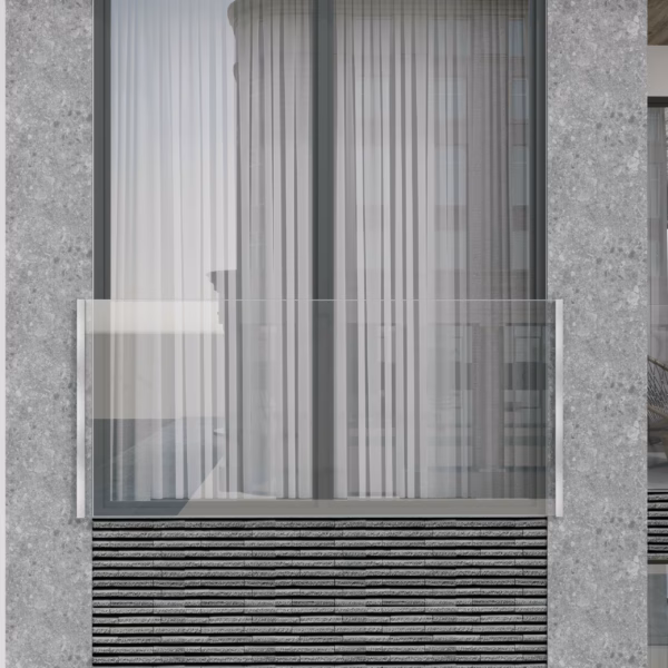 Juliet Balcony & Top Mount System (Aluminium, Anodised)