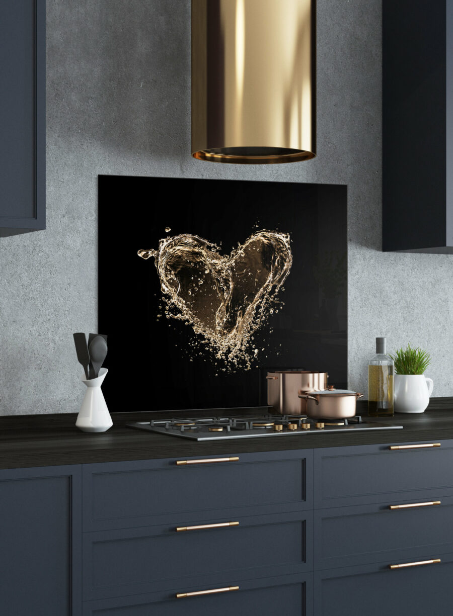 Heart Splashback Design