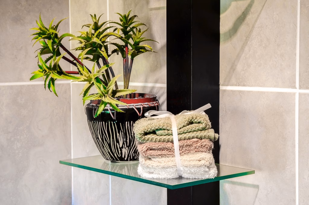 Bathroom Glass Shelves