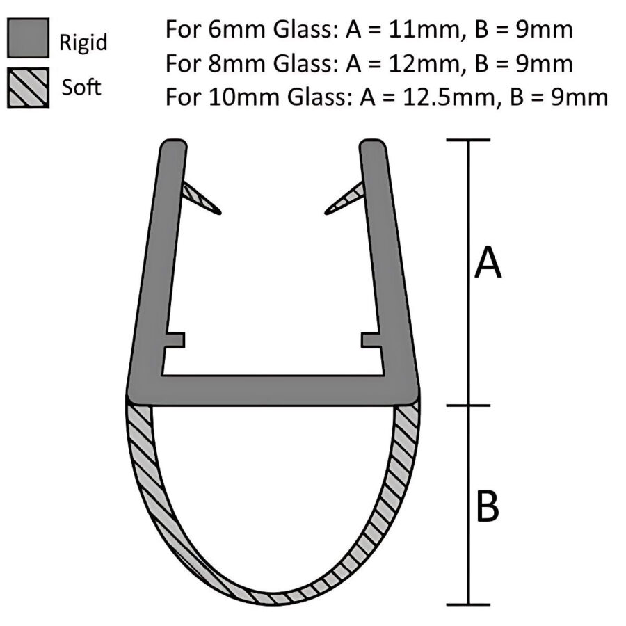 1000mm Translucent Glass Compression Seal - Image 2