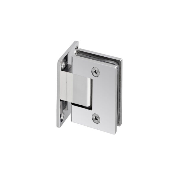 Wall Mounted Glass Door Hinge - Square Profile (Single)