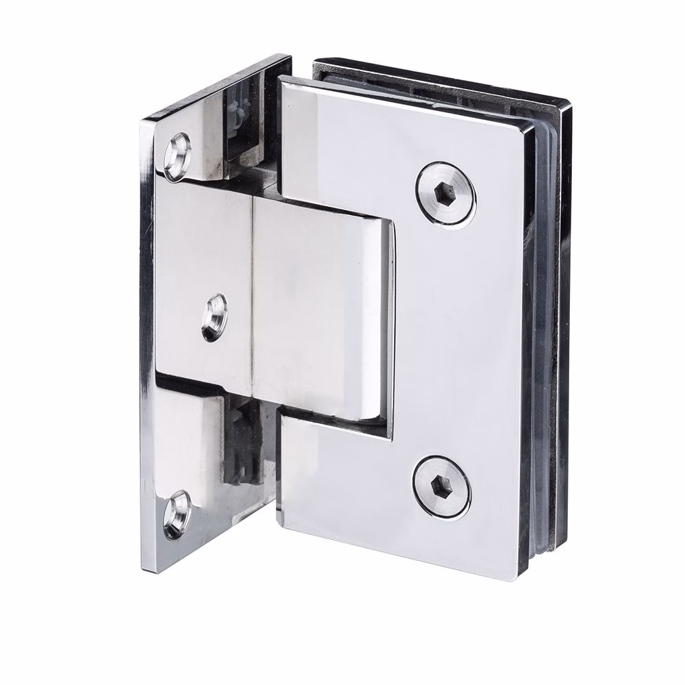 Wall Mounted Glass Door Hinge - Square Profile (Single) - Image 8