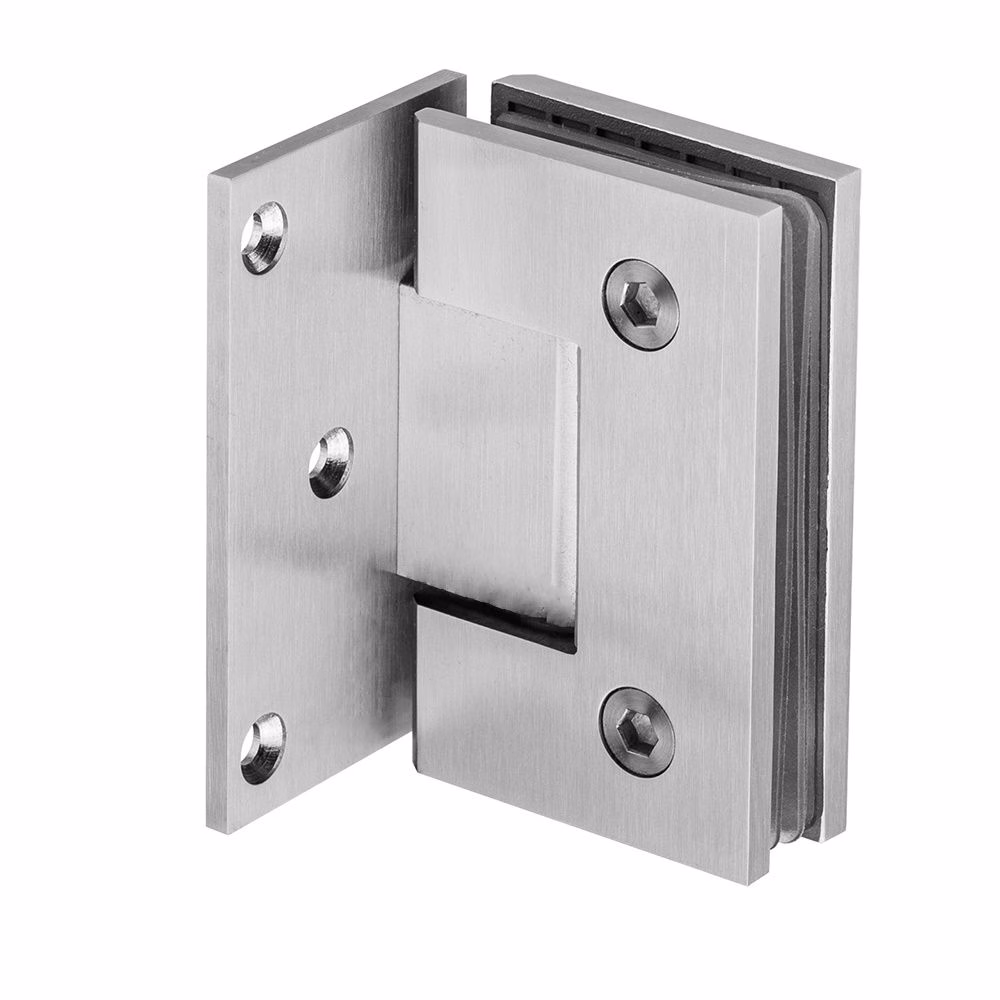 Wall Mounted Glass Door Hinge - Square Profile (Single) - Image 9