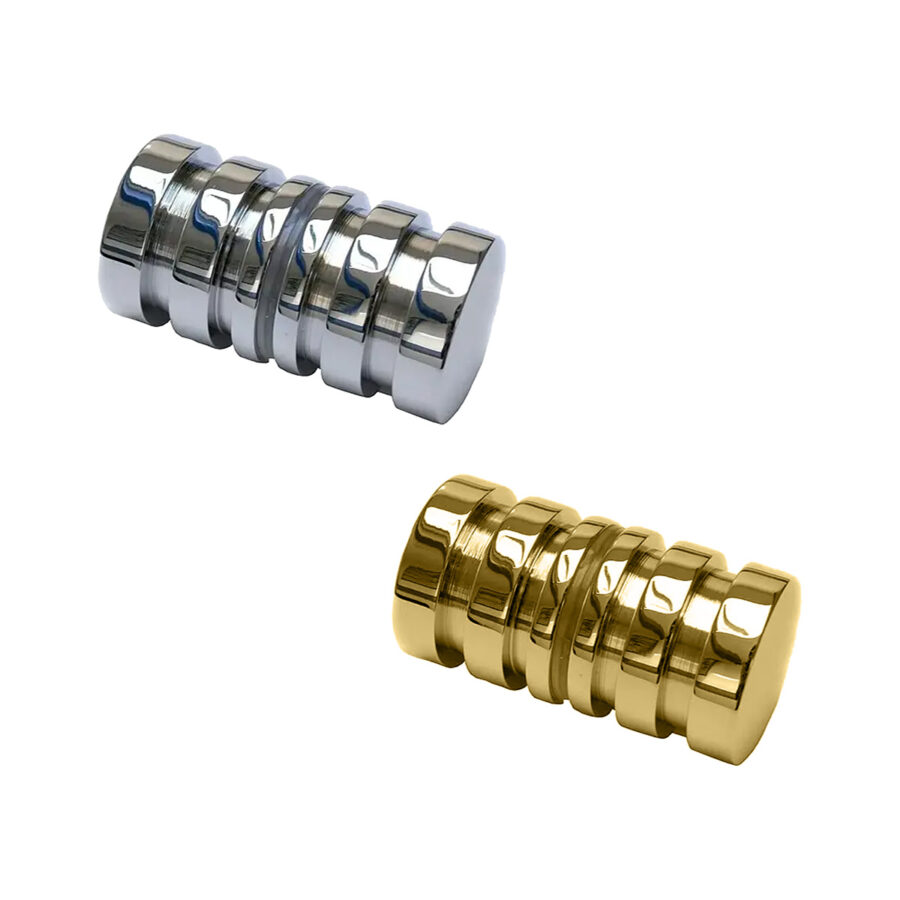 Cylinder Door Knob with Perimeter Indentations