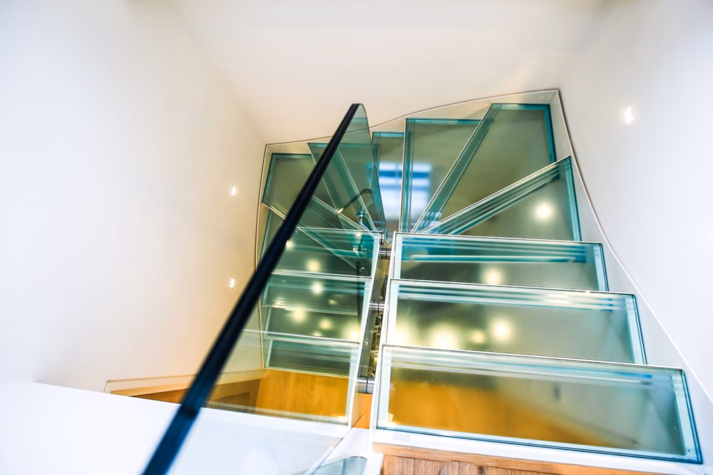 Toughened Laminated Glass stair treads