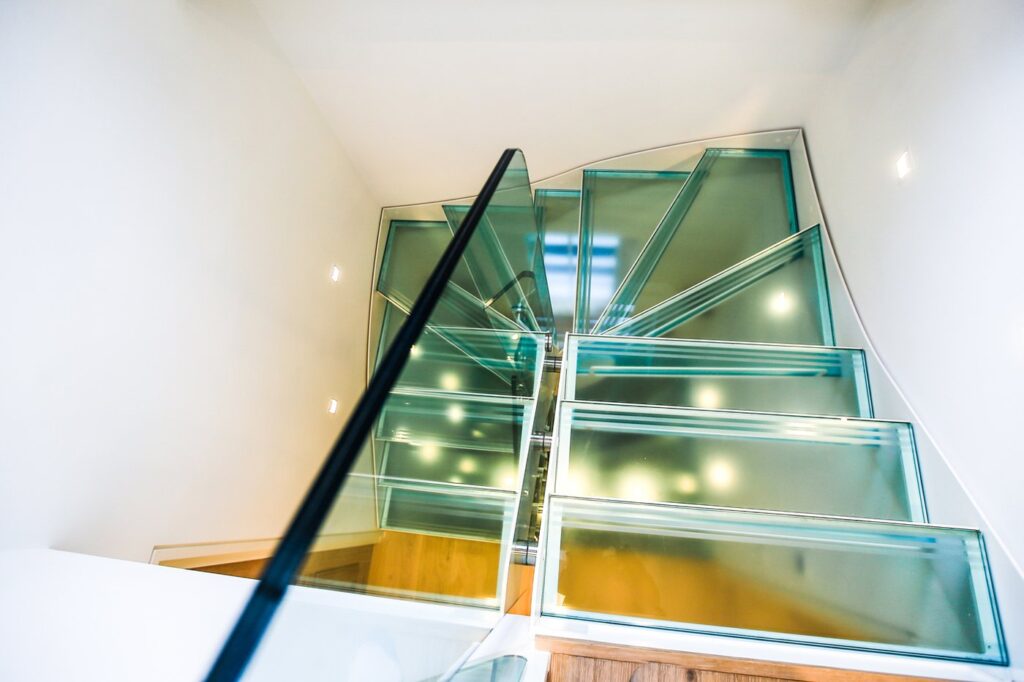 Toughened Laminated Glass stair treads