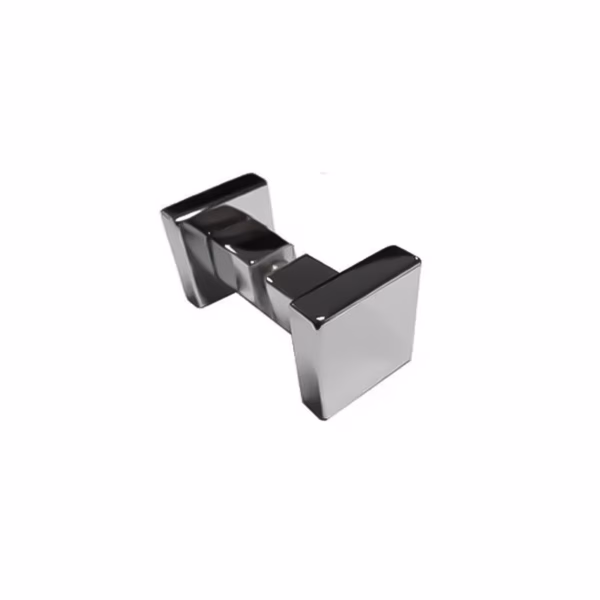 Chrome Square Door Knob