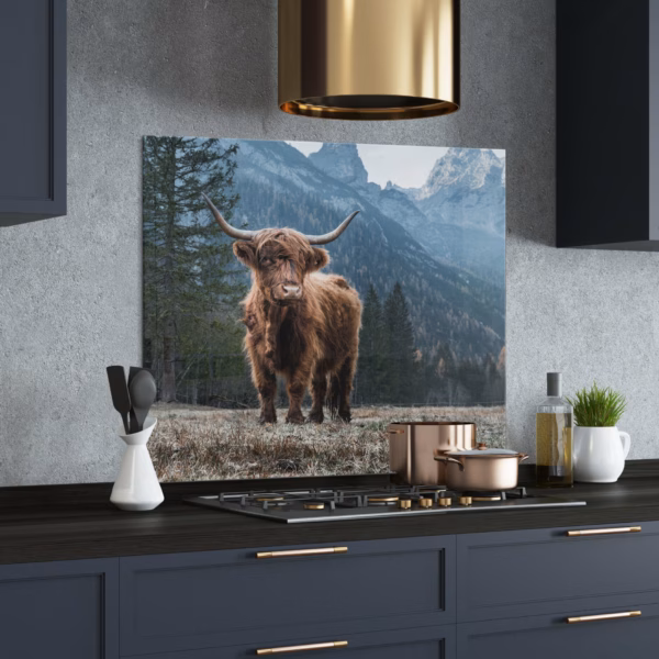 Highland Cow Print Splashback