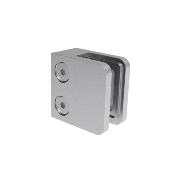 Flat Back Square Glass Clamps