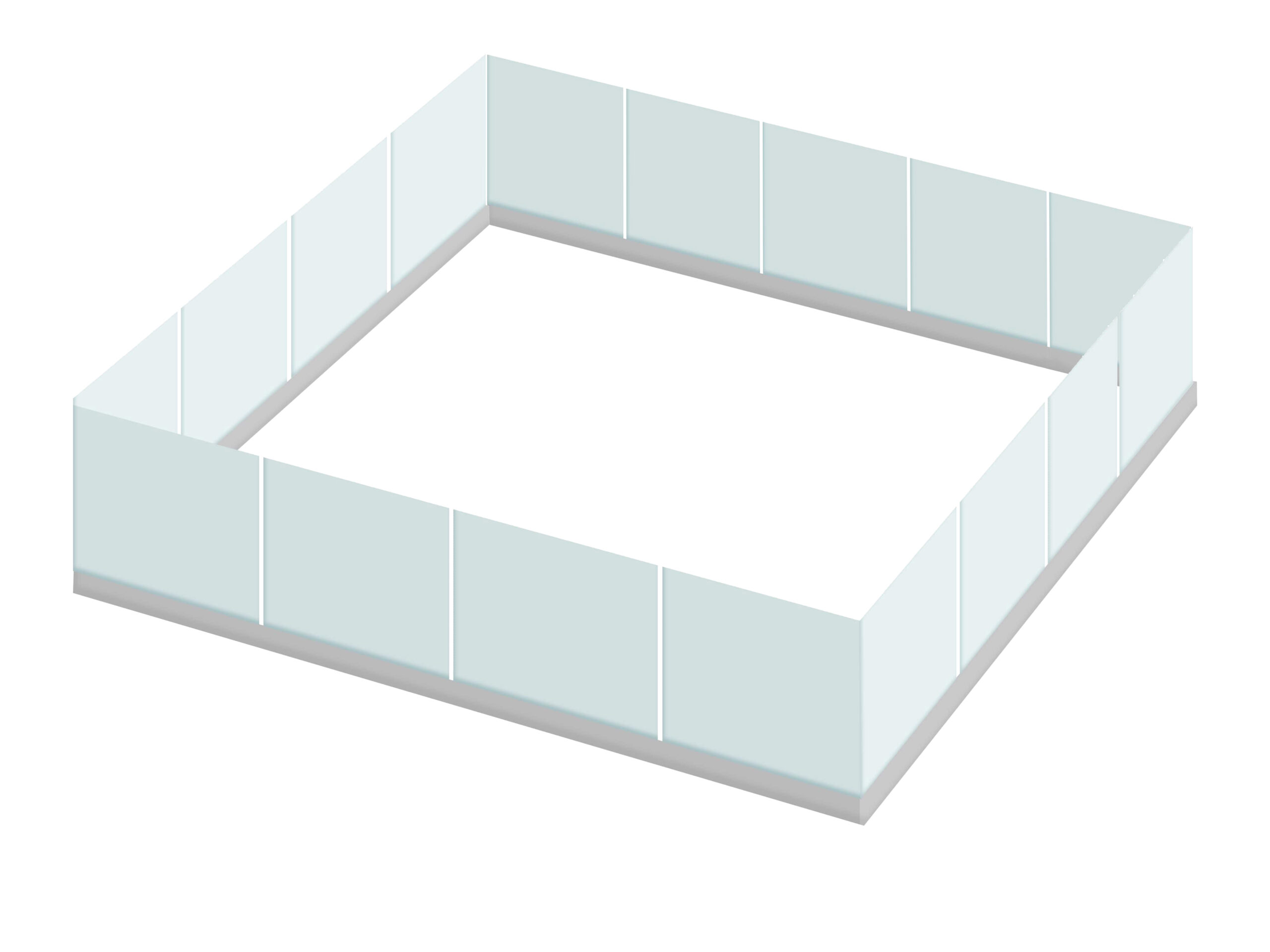 Box Shaped Balustrade Surround