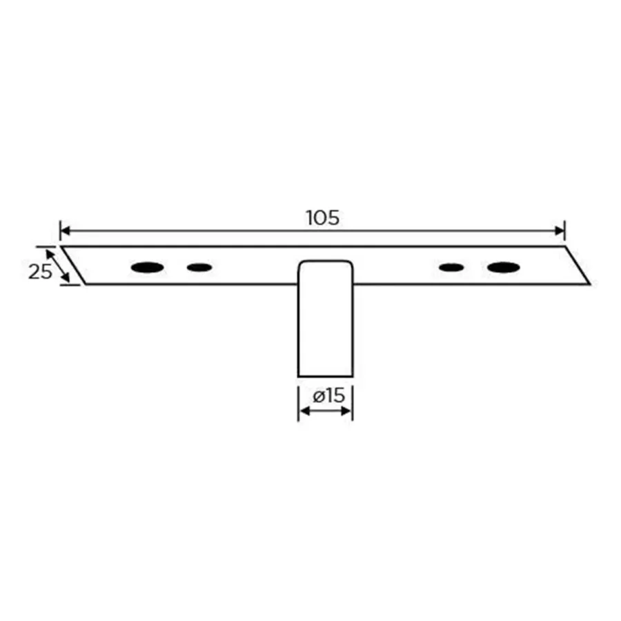Stainless Steel Hydraulic Patch Set For Glass Door - Image 2