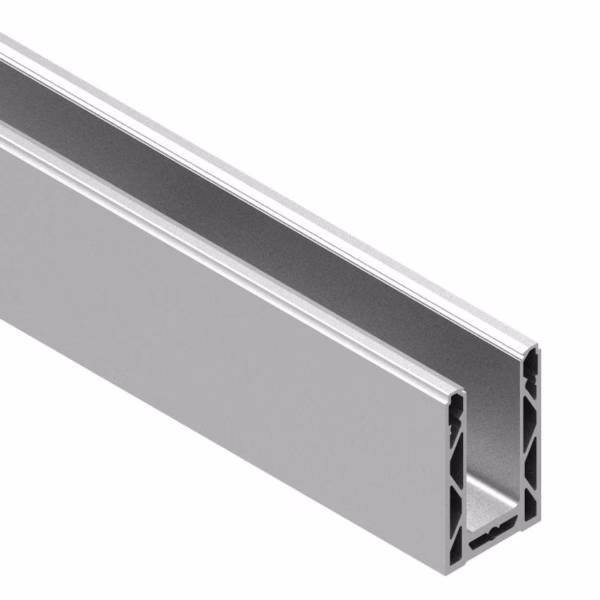 3000mm Glass Balustrade Channel with Wedge Kit and End Caps
