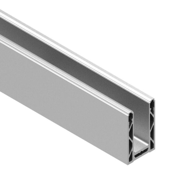3000mm Glass Balustrade Channel with Wedge Kit and End Caps