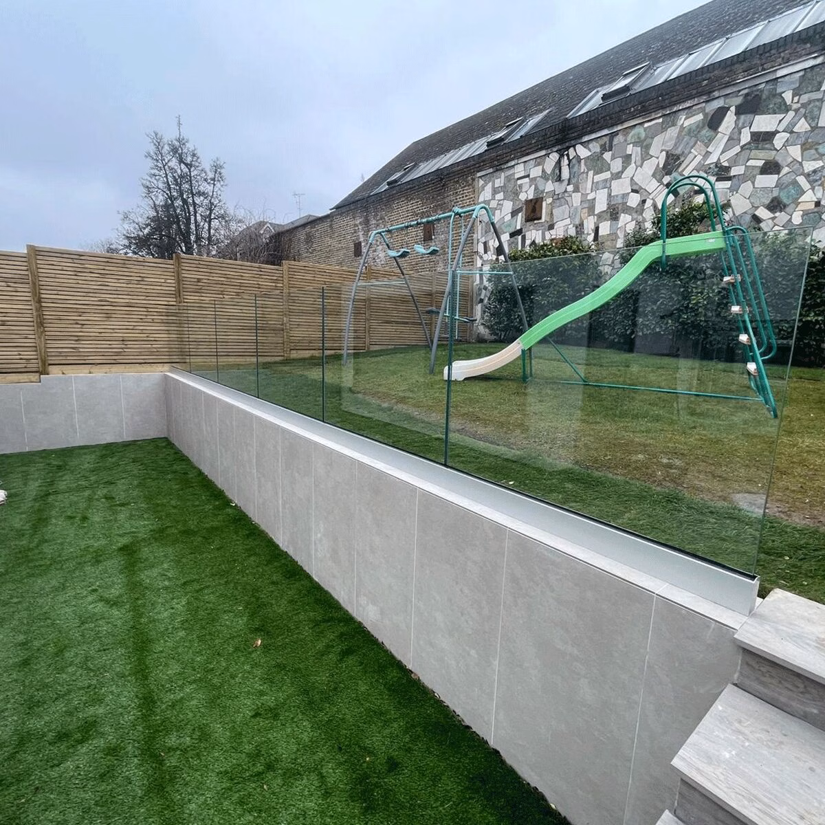 3000mm Glass Balustrade Channel with Wedge Kit and End Caps - Image 8