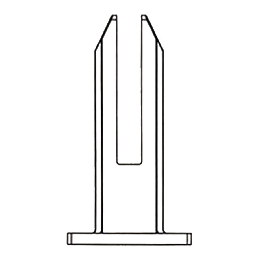 Square Floor Mounted Spigot For Glass Balustrades - Image 5