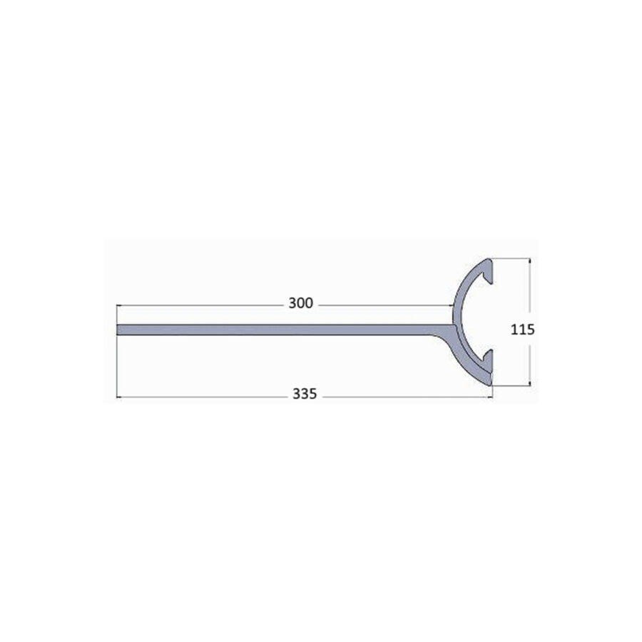 Shelf Support For Sloping Walls (Single) - Image 2