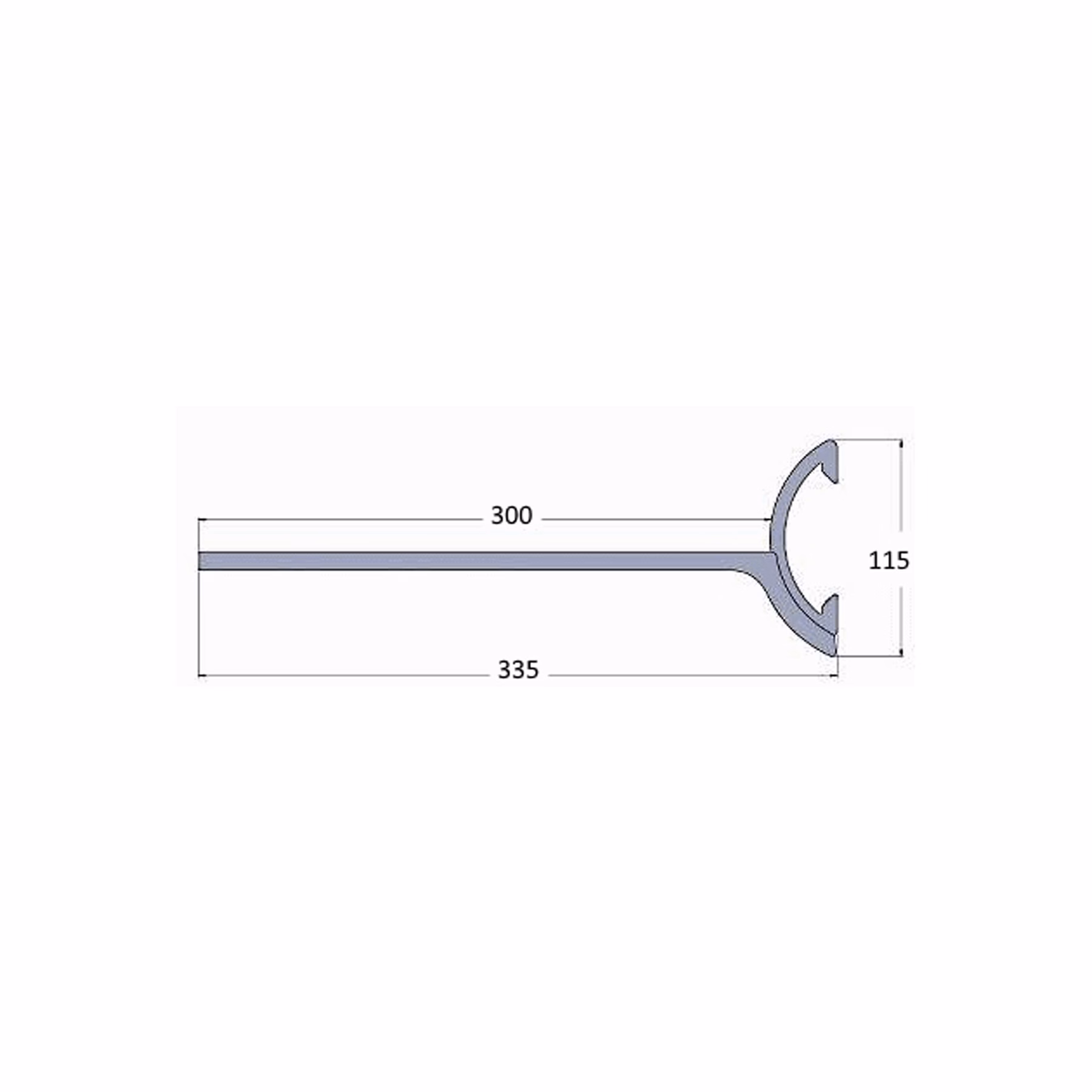 Shelf Support For Sloping Walls (Single) - Image 2