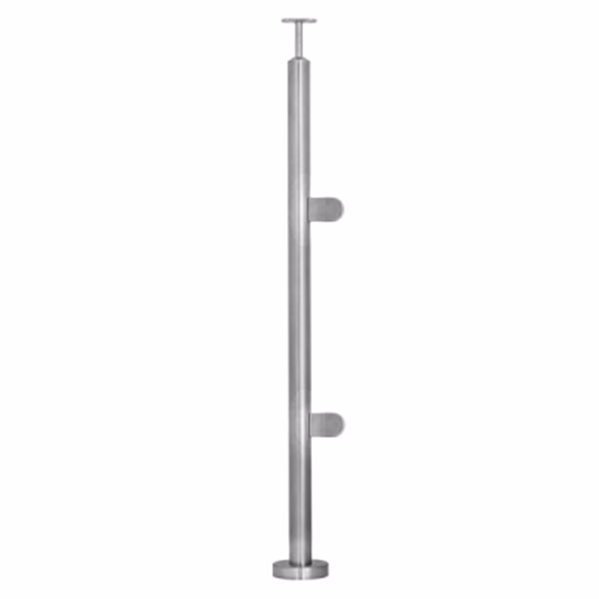 glass balustrade end pot