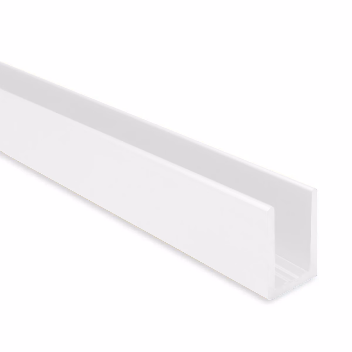 white glass shower screen channel