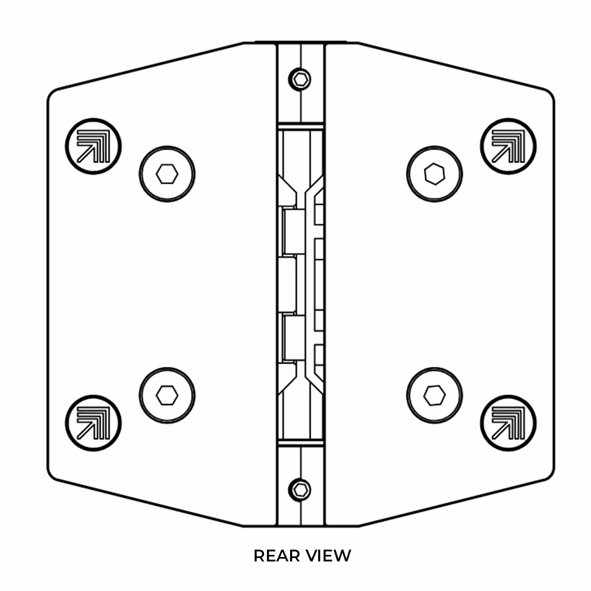 Soft Close Glass-to-Glass Balustrade Gate Hinges (Pair) - Image 4