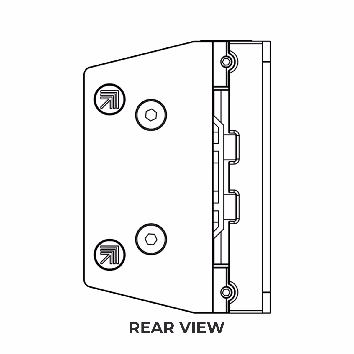Soft Close Glass-to-Wall Balustrade Gate Hinges (Pair) - Image 4