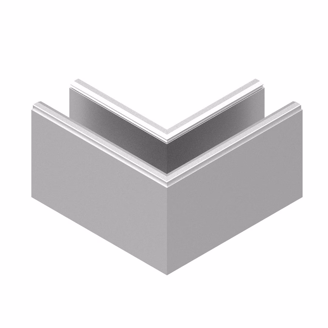 90° Corner For Glass Balustrade Channel