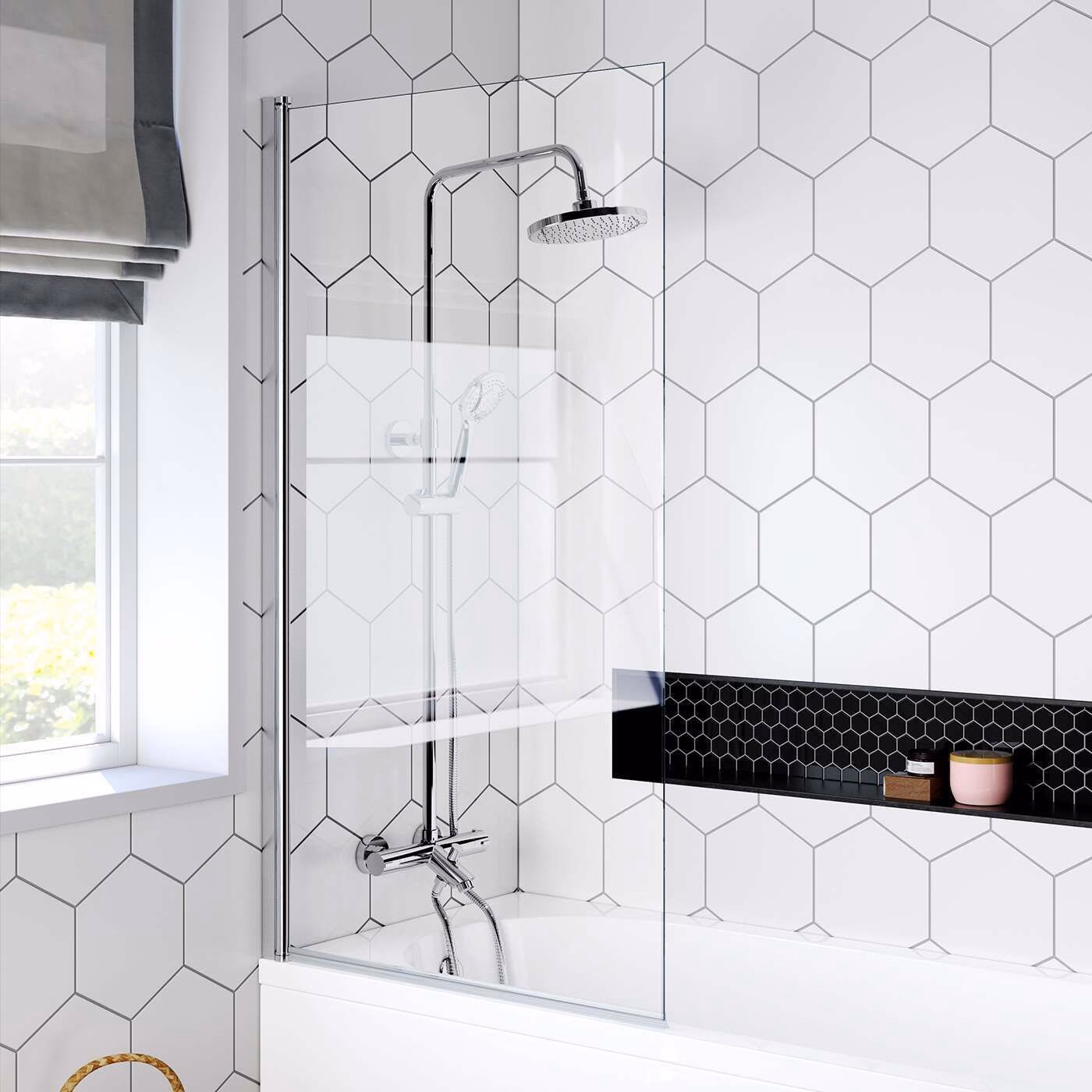 Wall Mounted Bath Screen Pivot Hinge - Image 3