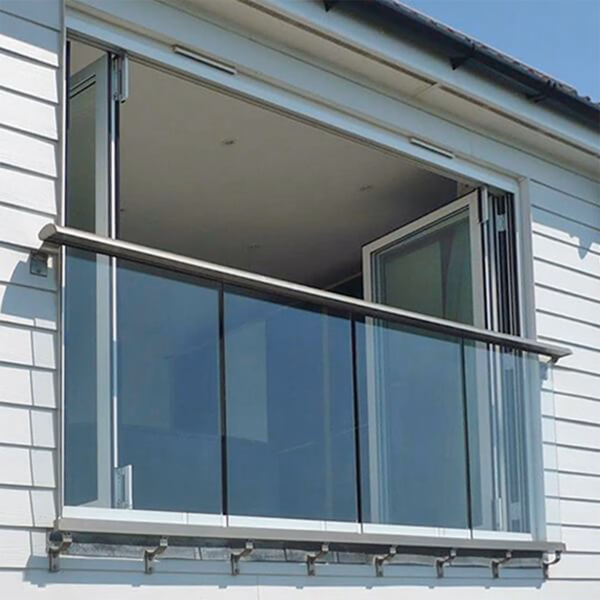 Oversized Glass Juliet Balcony