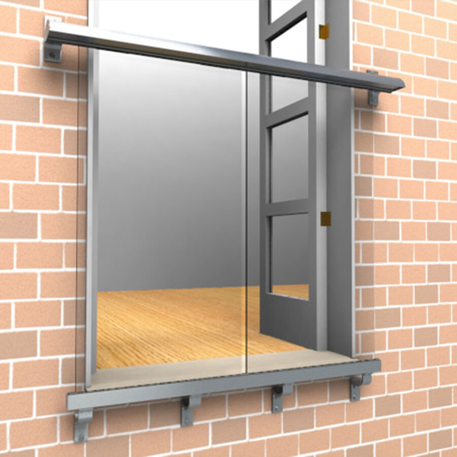 Oversized Glass Juliet Balcony - Image 3