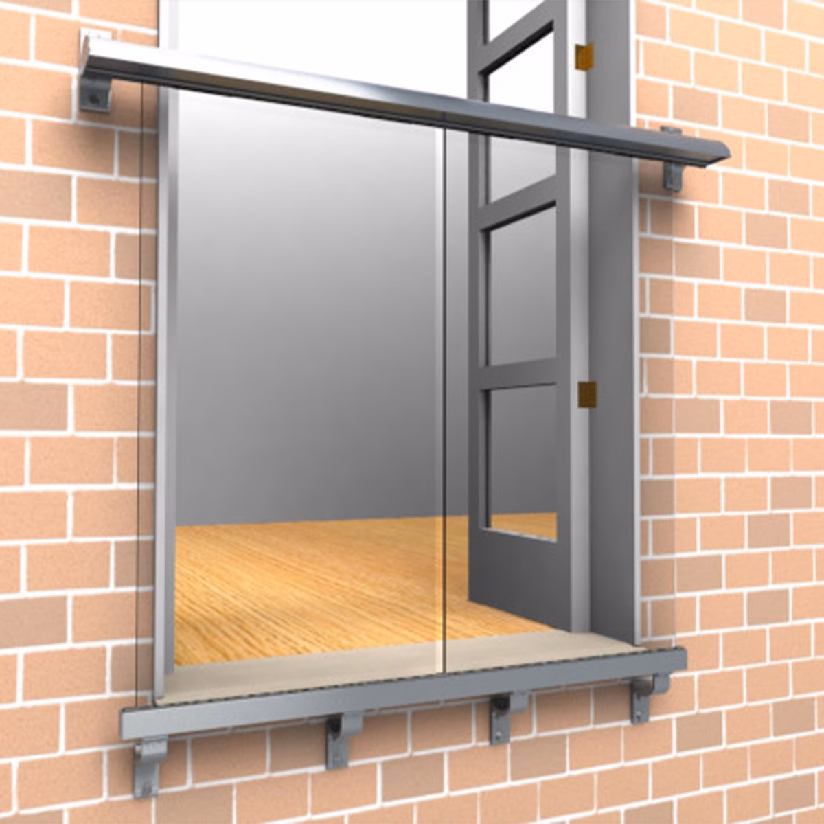 Oversized Glass Juliet Balcony - Image 3
