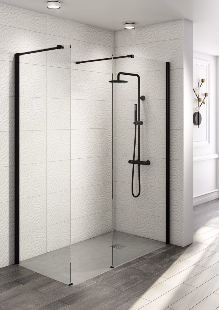 Wall-to-Glass Shower Screen Corner Support Bar - Image 2